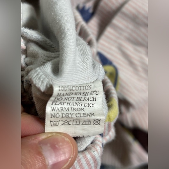 Women's Maternity Pineapple Striped Top and Pant Set - Picture 5 of 7